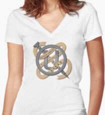 Holtzmann Knows Best Women's Fitted V-Neck T-Shirt