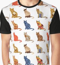 Food Cats Graphic T-Shirt