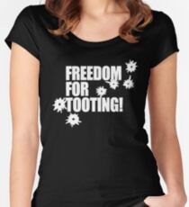 Freedom for Tooting! Women's Fitted Scoop T-Shirt
