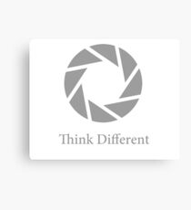 Aperture Science, Think Different Canvas Print