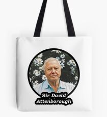 Sir David Attenborough Tote Bag
