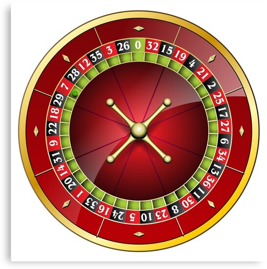 "Casino Roulette Wheel" Canvas Print by LenthroPirogen Redbubble