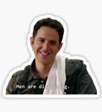 men are disgusting Sticker