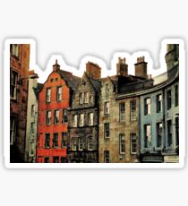 Edinburgh skyline Sticker