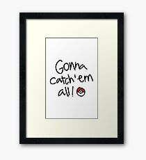 Pokemon Framed Print