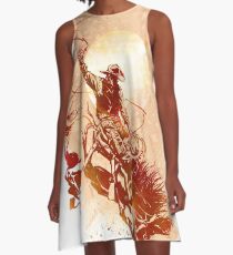 Bucking Bronco A-Line Dress
