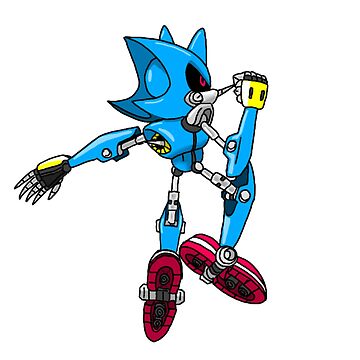 Neo Metal Sonic icon Sticker for Sale by DanielCostaart