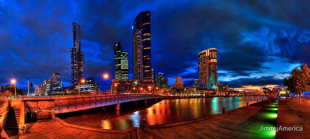 Melbourne's South Bank Panorama by JimmyAmerica