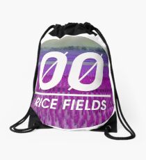 Rice Fields Drawstring Bag