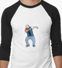 Ash Ketchum Dab Men's Baseball ¾ T-Shirt