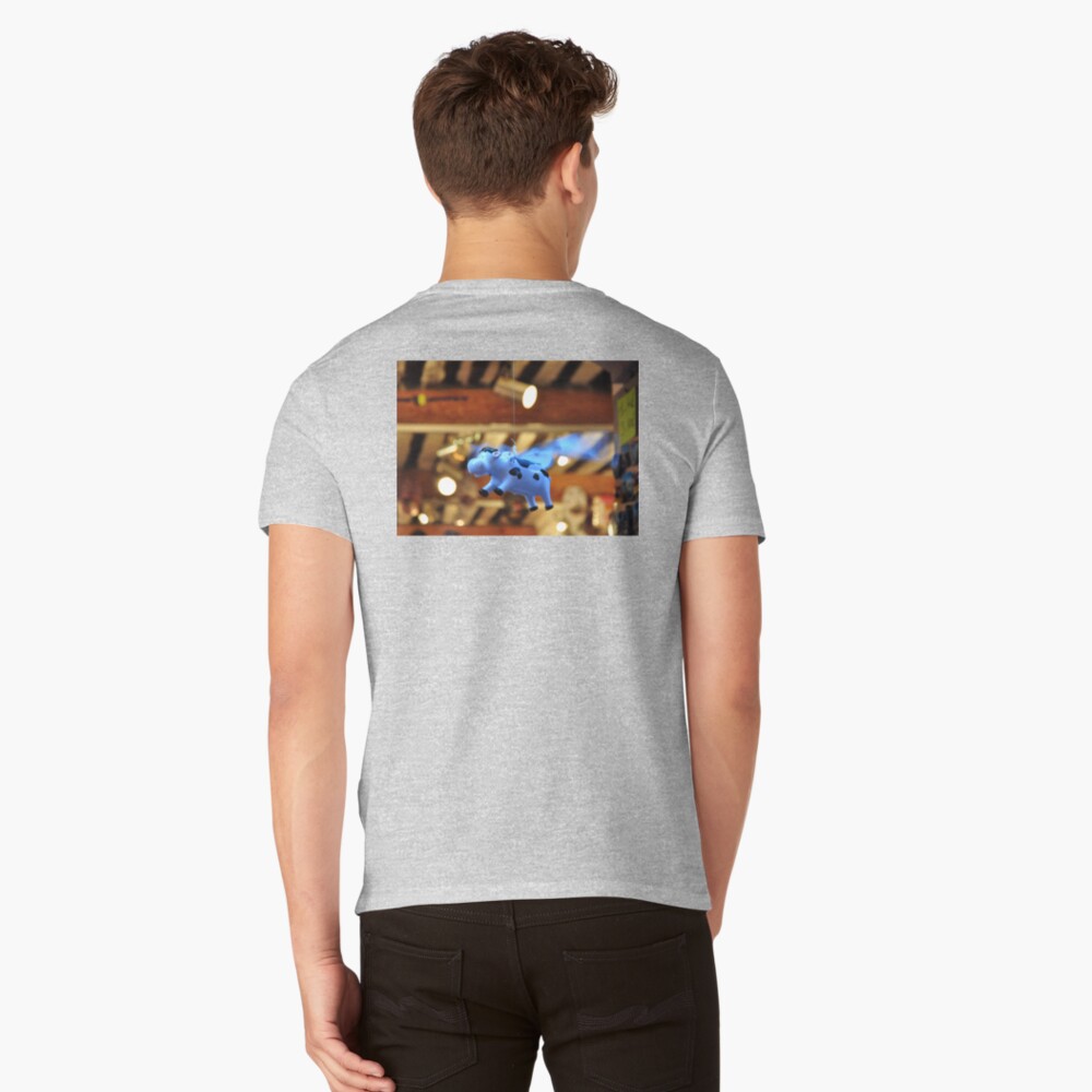 When the cows will fly V-Neck T-Shirt