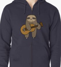 Sudadera con capucha y cremallera Guitarra Pereza