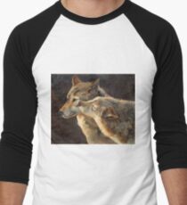 WolfKiss Men's Baseball ¾ T-Shirt