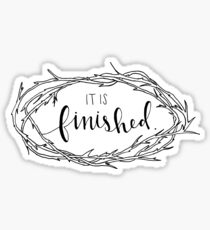 IT IS FINISHED Sticker