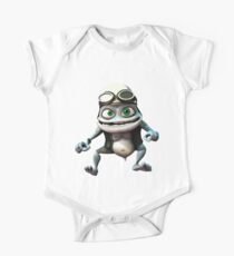 Crazy frog Short Sleeve Baby One-Piece