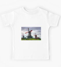 Windmills at Zaanse Schans Kids Tee