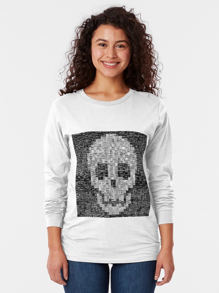 Alternate view of scary news Long Sleeve T-Shirt