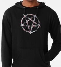 Sudadera con capucha ligera Pentagram floral
