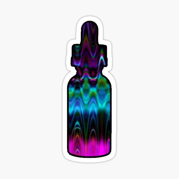 Vape Juice Bottle (Trippy) Sticker
