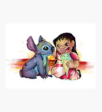 Lilo and Stitch Photographic Print