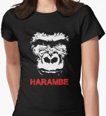 Harambe Women's Fitted T-Shirt