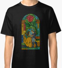 Beauty and The Beast - Stained Glass Classic T-Shirt