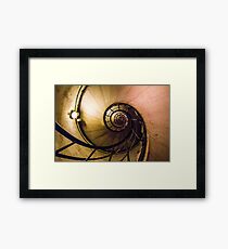 Spiral Staircase in the Arc de Triomphe Framed Print