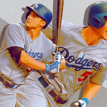 corey seager jersey number Sticker for Sale by madisonsummey
