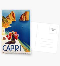 Weinlese-Capri-Reise Postkarten