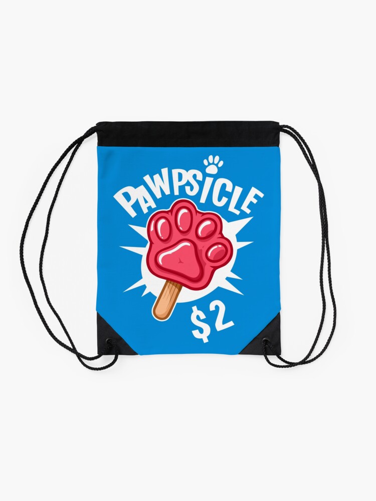 Alternate view of Pawpsicle $2 Drawstring Bag