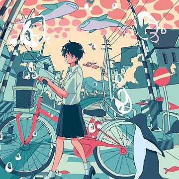 anime girl riding bicycle in highly detailed japanese | Stable Diffusion |  OpenArt