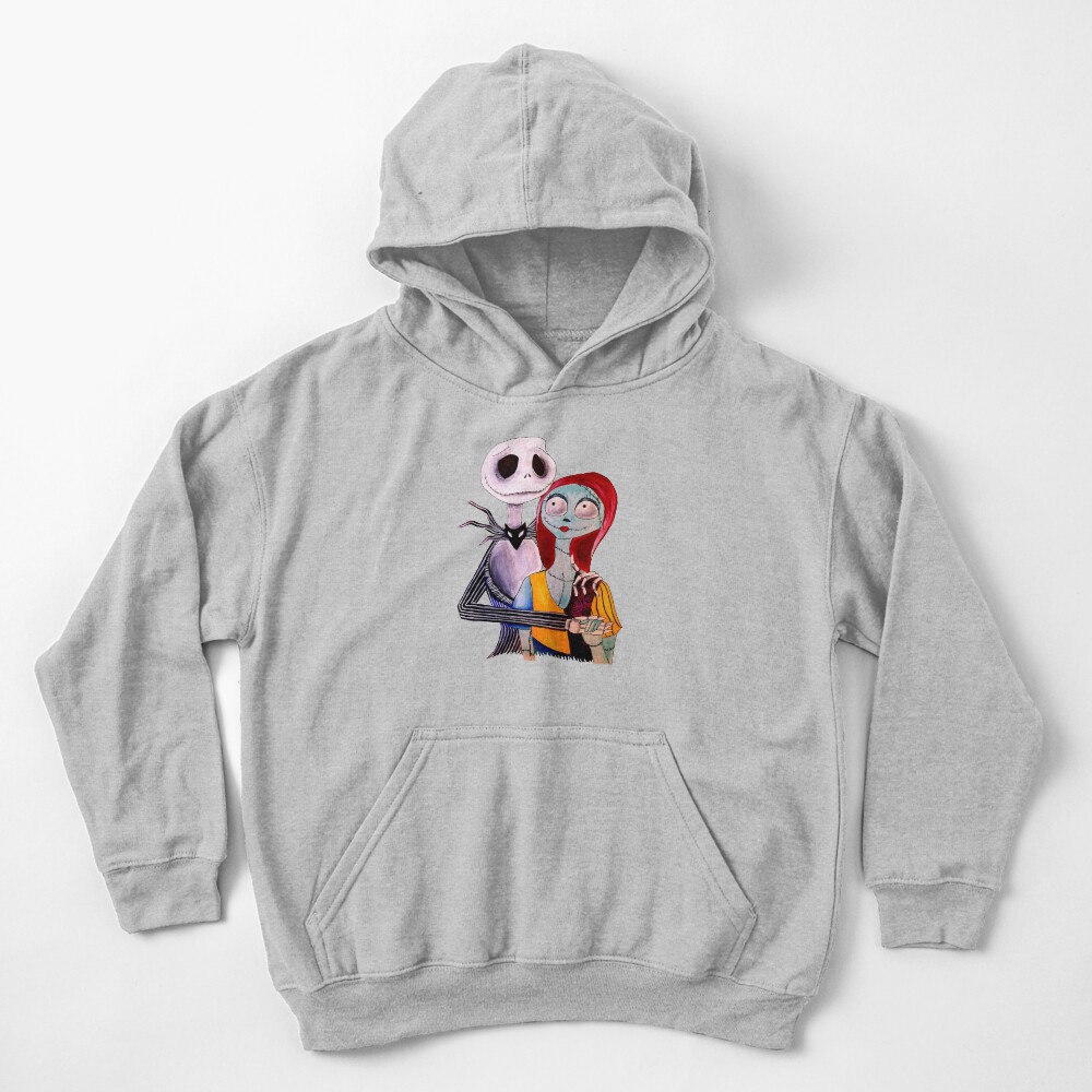 Jack and Sally Kids Pullover Hoodie
