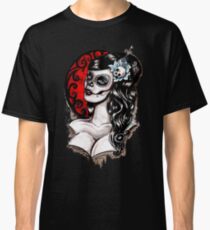 Day of the dead pinup tattoo Classic T-Shirt