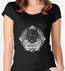 Pride of the Forest Wolf Mononoke Geek Line Artly Fitted Scoop T-Shirt