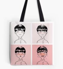 flustered mob Tote Bag