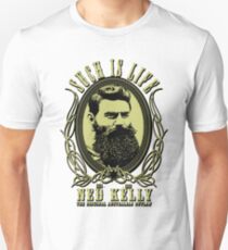 Ned Kelly - Original Outlaw Design in yellow Unisex T-Shirt