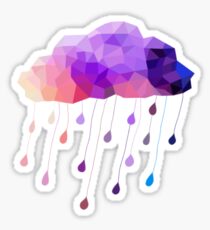 Raindrop Cloud Sticker