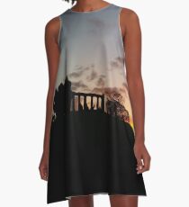 Fire in the Sky A-Line Dress