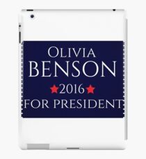Olivia Benson For President iPad Case/Skin