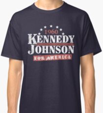 Vintage Kennedy Johnson 1960 Presidential Campaign Classic T-Shirt
