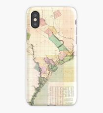 Vintage Map of South Carolina (1757) iPhone Case