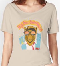 Lord help us, he's back in his pink Alf shirt Women's Relaxed Fit T-Shirt