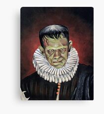 Renaissance Victorian Portrait - Frankenstein Canvas Print