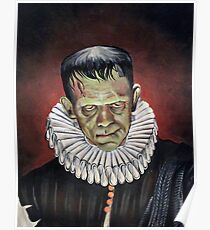 Renaissance Victorian Portrait - Frankenstein Poster