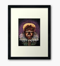 Renaissance Victorian Portrait - Wolfman Framed Print