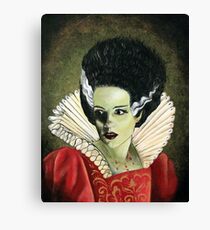 Renaissance Victorian Portrait - Bride of Frankenstein Canvas Print