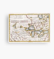 Vintage Map of The Great Lakes & Canada (1780) Metal Print