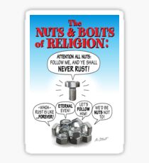 NUTS & BOLTS of RELIGION Sticker