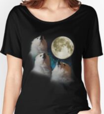 Gabe the Dog - Three Gabe Moon Women's Relaxed Fit T-Shirt