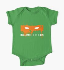 Teenage Graffiti Orange Mask One Piece - Short Sleeve